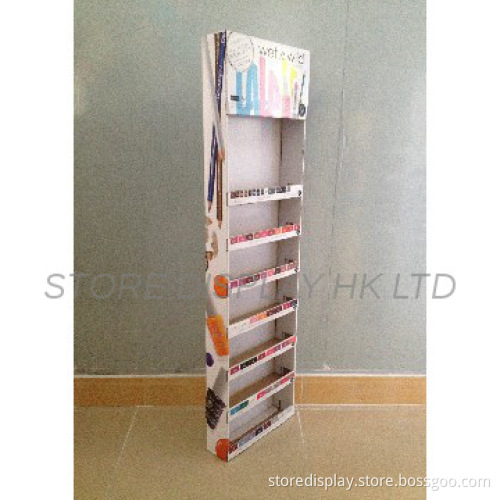 Customized Fashion Cosmetic Display Stands with Offset printing